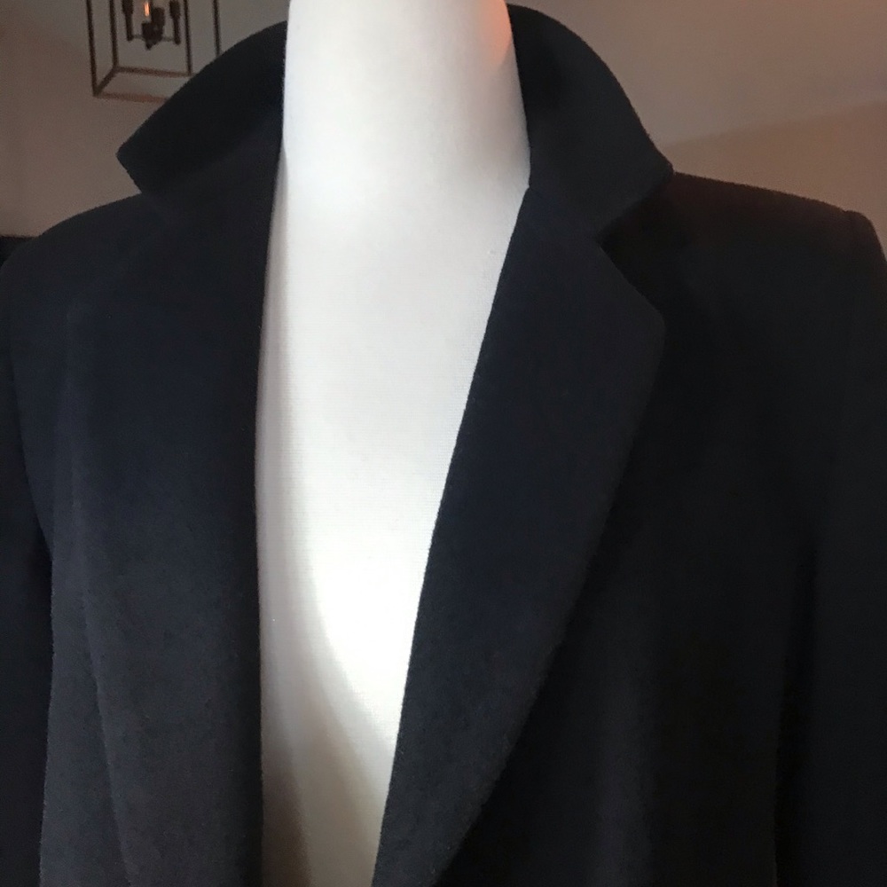 Black cashmere blazer